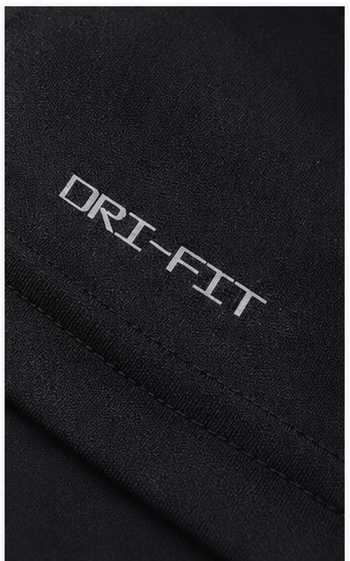 T-shirt Dri-FIT Homme Noir – Protection UV UPF 40+
